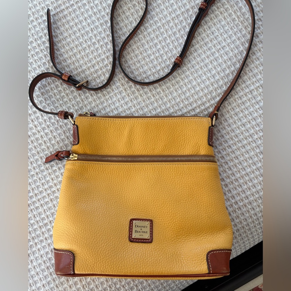 Dooney & Bourke Mustard Yellow Crossbody Bag
